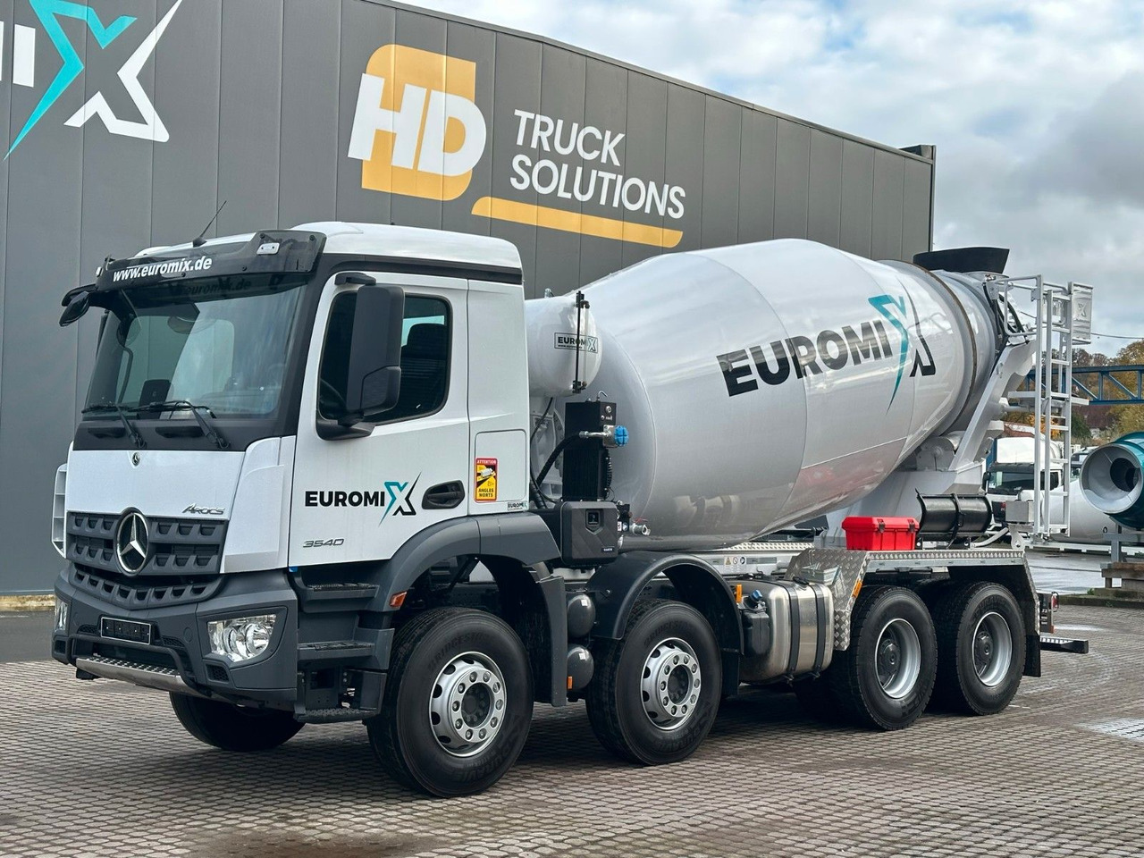 Mercedes-Benz Arocs 5 3540 8x4 EURO 6e EuromixMTP EM 9 L - Камион миксер за бетон: слика 1 Mercedes-Benz Arocs 5 3540 8x4 EURO 6e EuromixMTP EM 9 L - Камион миксер за бетон: слика 1