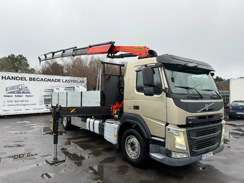 Volvo FM 11.330 4x2, Flatbed-truck with 18t/m Crane, 2014 - Камион со платформа, Камион со кран: слика 1 Volvo FM 11.330 4x2, Flatbed-truck with 18t/m Crane, 2014 - Камион со платформа, Камион со кран: слика 1