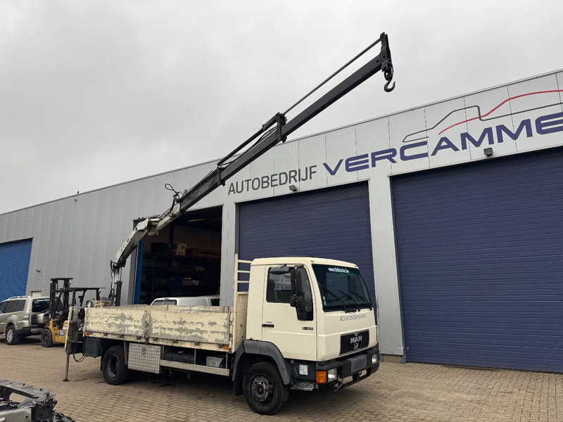 MAN L2000 **9.153-BELGIAN TRUCK** - Камион со платформа, Камион со кран: слика 1 MAN L2000 **9.153-BELGIAN TRUCK** - Камион со платформа, Камион со кран: слика 1