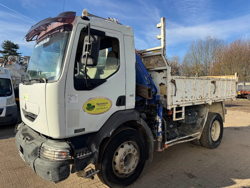 Renault Midlum 270 **TIPPER+FASSI CRANE-FRENCH TRUCK** - Кипер, Камион со кран: слика 3 Renault Midlum 270 **TIPPER+FASSI CRANE-FRENCH TRUCK** - Кипер, Камион со кран: слика 3