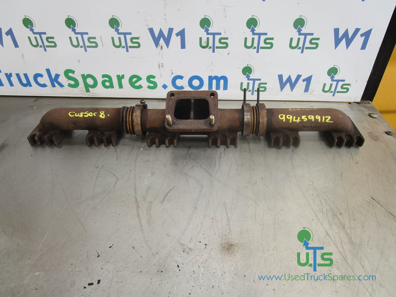 IVECO CURSOR 8 EXHAUST MANIFOLD P/NO 99459912 - Издувен систем за Камион: слика 1 IVECO CURSOR 8 EXHAUST MANIFOLD P/NO 99459912 - Издувен систем за Камион: слика 1