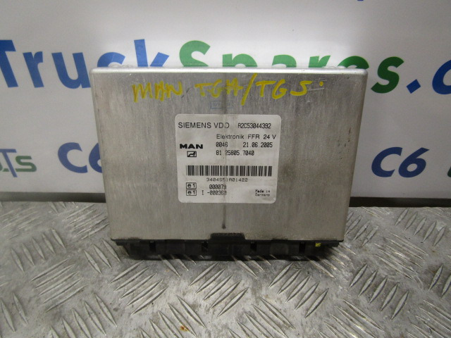 MAN TGA / TGS FFR UNIT ECU P/NO 81.25805.7040 - Единица за контрола за Камион: слика 1 MAN TGA / TGS FFR UNIT ECU P/NO 81.25805.7040 - Единица за контрола за Камион: слика 1