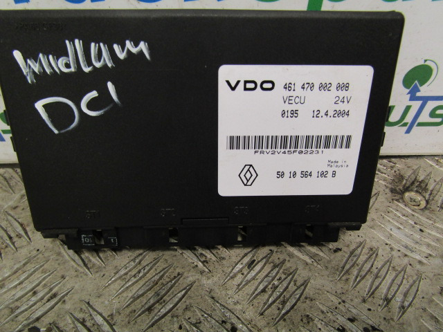 RENAULT MIDLUM VEHICLE BODY ECU P/NO 5010564102B / 461470002008 - Единица за контрола за Камион: слика 1 RENAULT MIDLUM VEHICLE BODY ECU P/NO 5010564102B / 461470002008 - Единица за контрола за Камион: слика 1