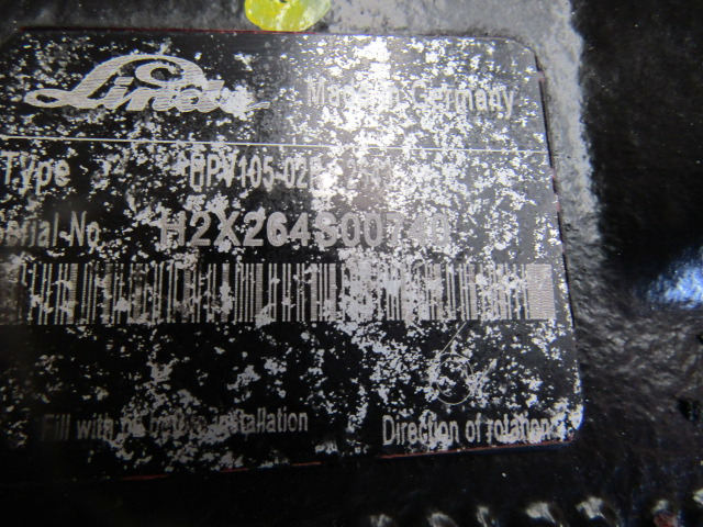 SCHMIDT SWINGO GEARBOX TYPE LINDE BPV105-02 / SERIAL NO H2X64S00740 - Менувач за Камион: слика 2 SCHMIDT SWINGO GEARBOX TYPE LINDE BPV105-02 / SERIAL NO H2X64S00740 - Менувач за Камион: слика 2