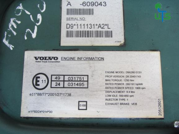 VOLVO FM9 260 ENGINE ECU - Единица за контрола за Камион: слика 3 VOLVO FM9 260 ENGINE ECU - Единица за контрола за Камион: слика 3