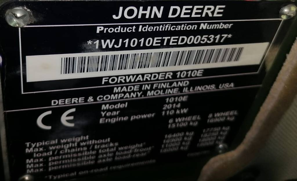 John Deere 1010 E - Пренесувач на стебла: слика 4 John Deere 1010 E - Пренесувач на стебла: слика 4