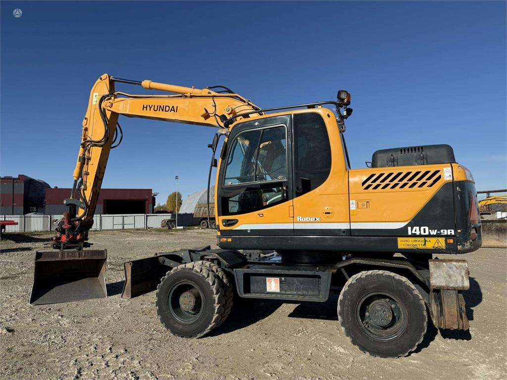 Hyundai Robex 140 W-9A Rototilt + grap - Багер на тркала: слика 2 Hyundai Robex 140 W-9A Rototilt + grap - Багер на тркала: слика 2
