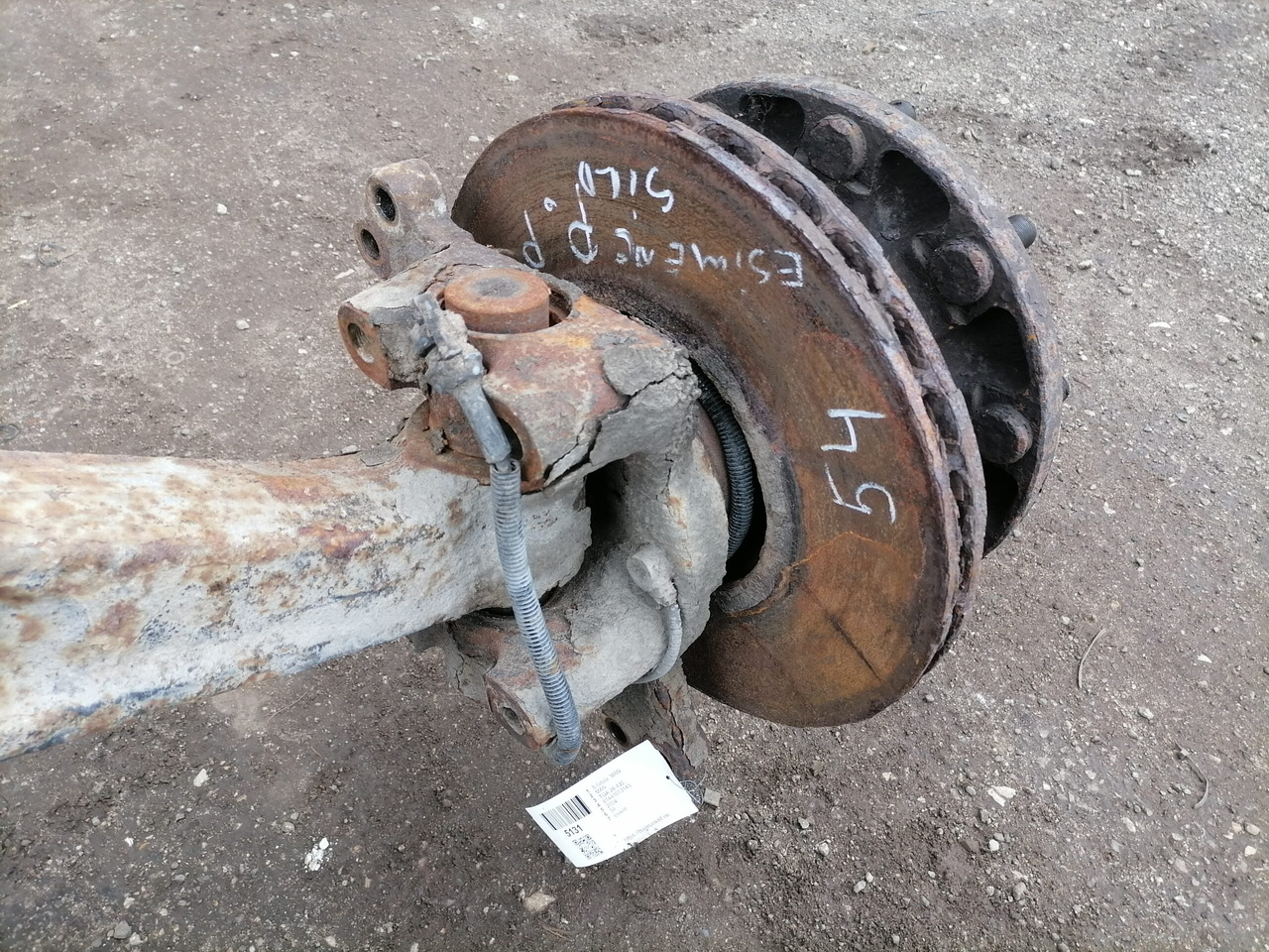 MAN Axel housing 81441013143 - Предна оска за Камион: слика 5 MAN Axel housing 81441013143 - Предна оска за Камион: слика 5