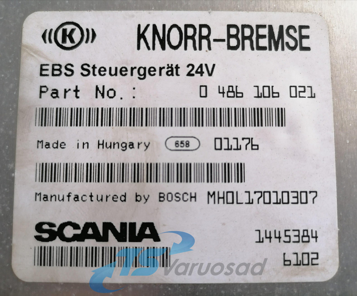 Scania Ecu, EBS 1445384 - Единица за контрола за Камион: слика 4 Scania Ecu, EBS 1445384 - Единица за контрола за Камион: слика 4