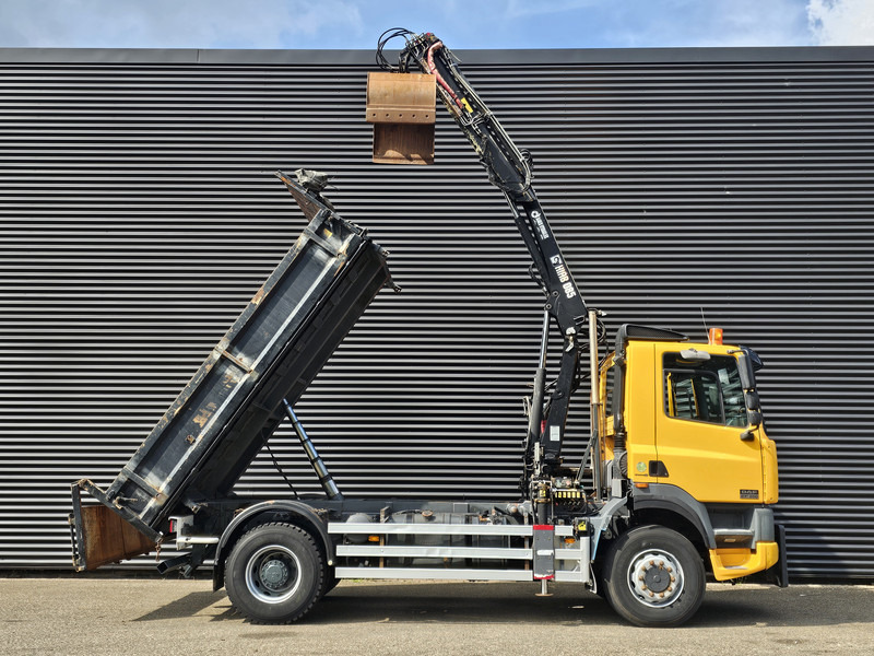 DAF CF 75.250 4X4 / HIAB CRANE + TIPPER / MANUAL / SPRING - Кипер, Камион со кран: слика 5 DAF CF 75.250 4X4 / HIAB CRANE + TIPPER / MANUAL / SPRING - Кипер, Камион со кран: слика 5