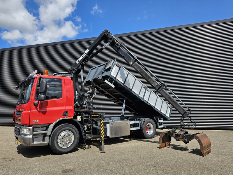 DAF CF 75.250 / HIAB CRANE + TIPPER - Кипер, Камион со кран: слика 2 DAF CF 75.250 / HIAB CRANE + TIPPER - Кипер, Камион со кран: слика 2