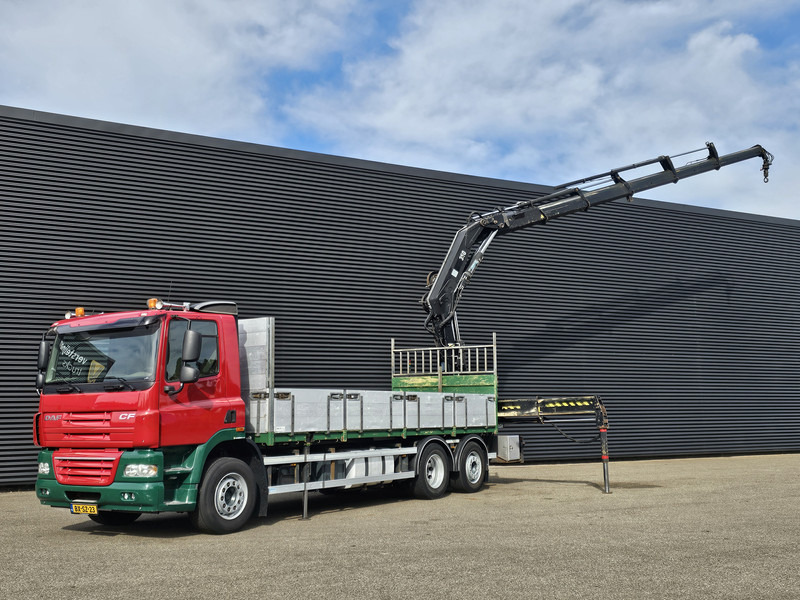 DAF CF 85.410 6x2 / HIAB 35 t/m crane / kran + REMOTE - Камион со платформа, Камион со кран: слика 1 DAF CF 85.410 6x2 / HIAB 35 t/m crane / kran + REMOTE - Камион со платформа, Камион со кран: слика 1