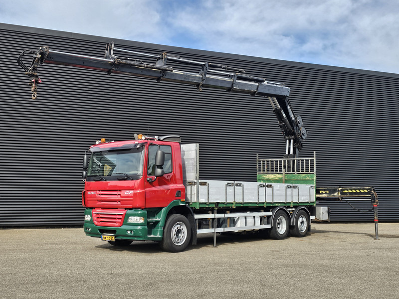 DAF CF 85.410 6x2 / HIAB 35 t/m crane / kran + REMOTE - Камион со платформа, Камион со кран: слика 2 DAF CF 85.410 6x2 / HIAB 35 t/m crane / kran + REMOTE - Камион со платформа, Камион со кран: слика 2