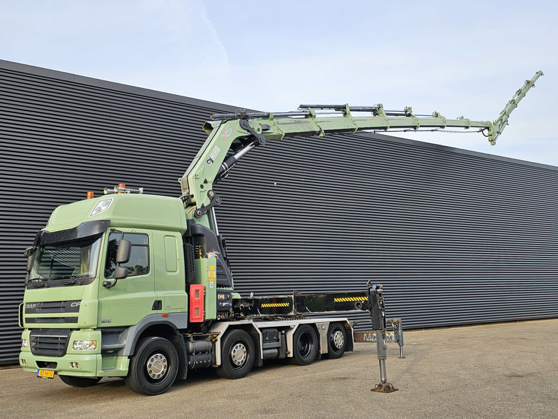 DAF CF 85.410 / 8x2 / HIAB 70TM + JIB / KRAN / CRANE - Камион влекач: слика 1 DAF CF 85.410 / 8x2 / HIAB 70TM + JIB / KRAN / CRANE - Камион влекач: слика 1