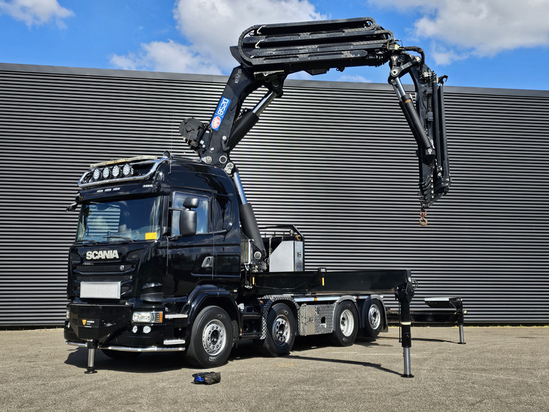 Scania R490 / 8x2 / HMF 85 TM CRANE / WINCH / JIB - Камион влекач: слика 3 Scania R490 / 8x2 / HMF 85 TM CRANE / WINCH / JIB - Камион влекач: слика 3