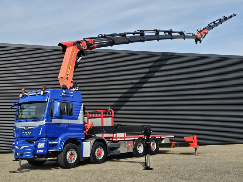MAN TGS 35.500 8x4-6 / PALFINGER 92 t/m CRANE +JIB - Камион со платформа: слика 1 MAN TGS 35.500 8x4-6 / PALFINGER 92 t/m CRANE +JIB - Камион со платформа: слика 1