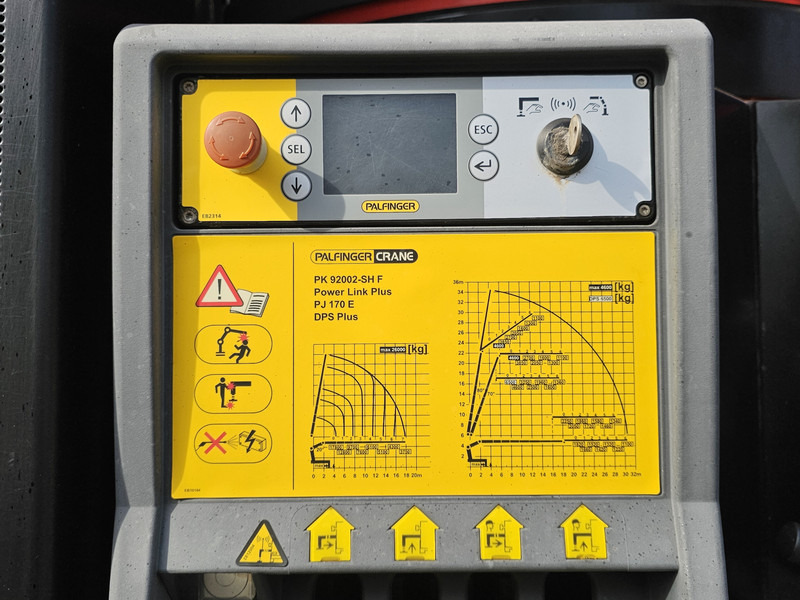 Камион со платформа MAN TGS 35.500 8x4-6 / PALFINGER 92 t/m CRANE +JIB: слика 14 Камион со платформа MAN TGS 35.500 8x4-6 / PALFINGER 92 t/m CRANE +JIB: слика 14