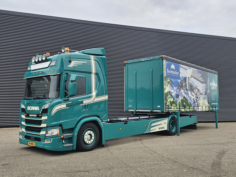 Scania G280 BDF / RETARDER / FULL AIR / 2 X LOADING BOX - Транспортер на контејнер/ Камион со променливо тело: слика 5 Scania G280 BDF / RETARDER / FULL AIR / 2 X LOADING BOX - Транспортер на контејнер/ Камион со променливо тело: слика 5