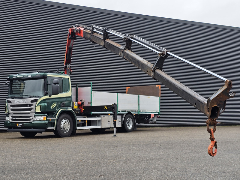 Scania P320 / 4x2 / PALFINGER PK14002 / CRANE/KRAN - Камион со платформа, Камион со кран: слика 4 Scania P320 / 4x2 / PALFINGER PK14002 / CRANE/KRAN - Камион со платформа, Камион со кран: слика 4