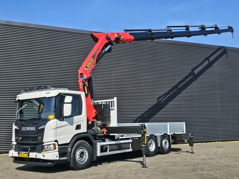 Scania P410 6x2*4 / PALFINGER 35 tm CRANE + WINCH - Камион со кран: слика 1 Scania P410 6x2*4 / PALFINGER 35 tm CRANE + WINCH - Камион со кран: слика 1