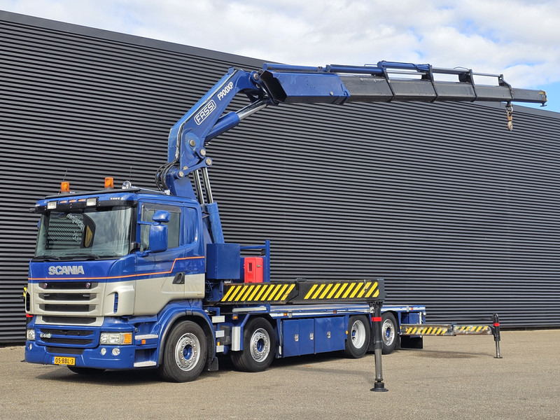 Scania R440 8x2*6 / FASSI 90 t/m CRANE / KRAN - Камион со платформа, Камион со кран: слика 1 Scania R440 8x2*6 / FASSI 90 t/m CRANE / KRAN - Камион со платформа, Камион со кран: слика 1