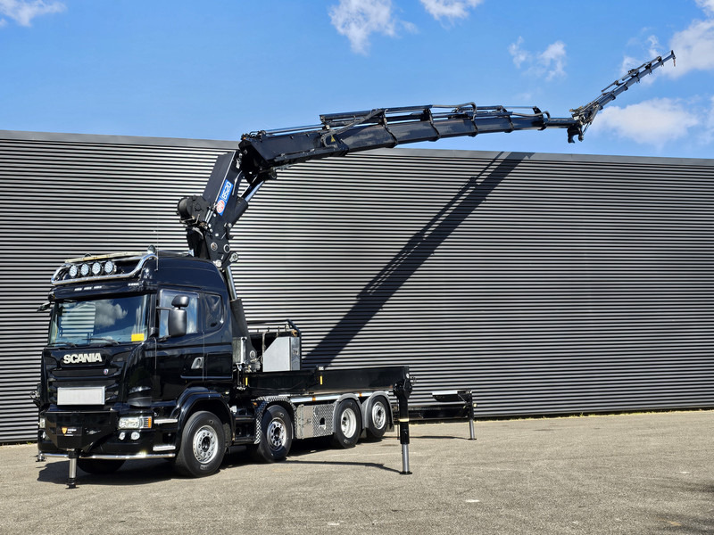 Scania R490 / 8x2 / HMF 85 TM CRANE / WINCH / JIB - Камион со кран: слика 1 Scania R490 / 8x2 / HMF 85 TM CRANE / WINCH / JIB - Камион со кран: слика 1