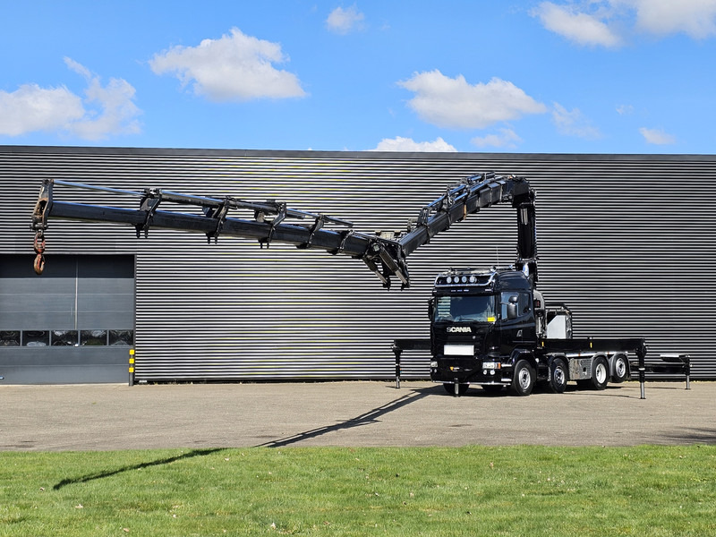 Scania R490 / 8x2 / HMF 85 TM CRANE / WINCH / JIB - Камион со кран: слика 5 Scania R490 / 8x2 / HMF 85 TM CRANE / WINCH / JIB - Камион со кран: слика 5
