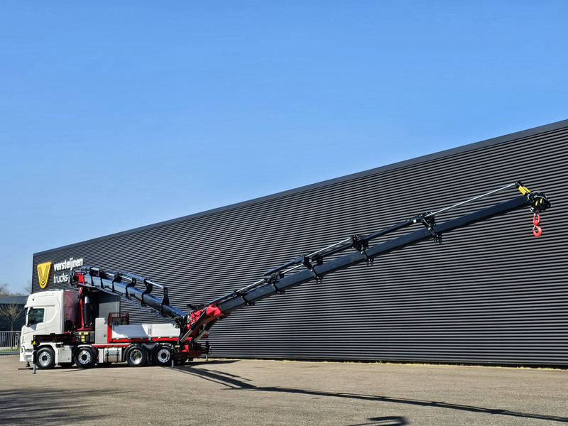 Камион со кран Scania R590 8x2*6 HMF 9520 + JiB + WINCH / TRACTOR /: слика 6