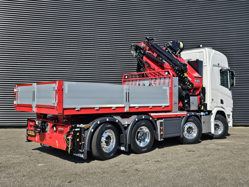 Камион со кран Scania R590 8x2*6 HMF 9520 + JiB + WINCH / TRACTOR /: слика 14