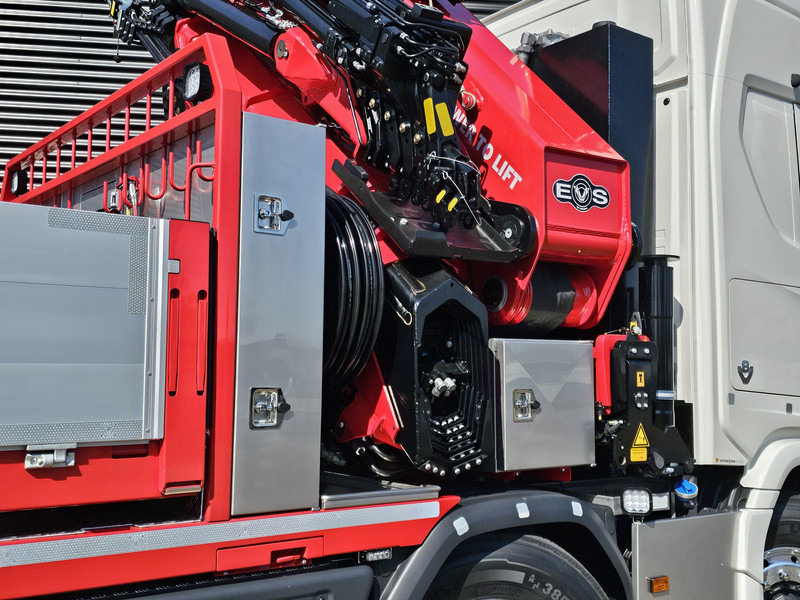 Камион со кран Scania R590 8x2*6 HMF 9520 + JiB + WINCH / TRACTOR /: слика 9