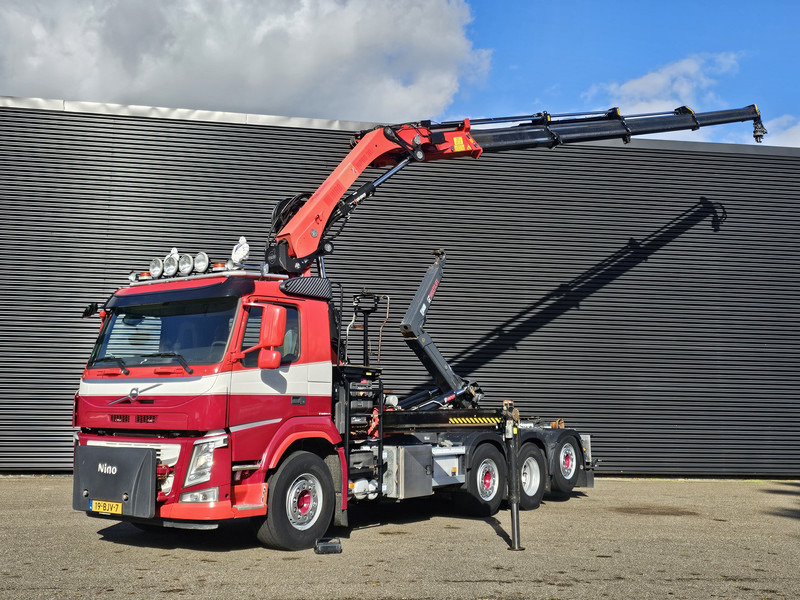 Volvo FM 420 8x2 / HIAB HOOKLIFT + 30 t/m CRANE - KRAN - Камион со кран: слика 1 Volvo FM 420 8x2 / HIAB HOOKLIFT + 30 t/m CRANE - KRAN - Камион со кран: слика 1