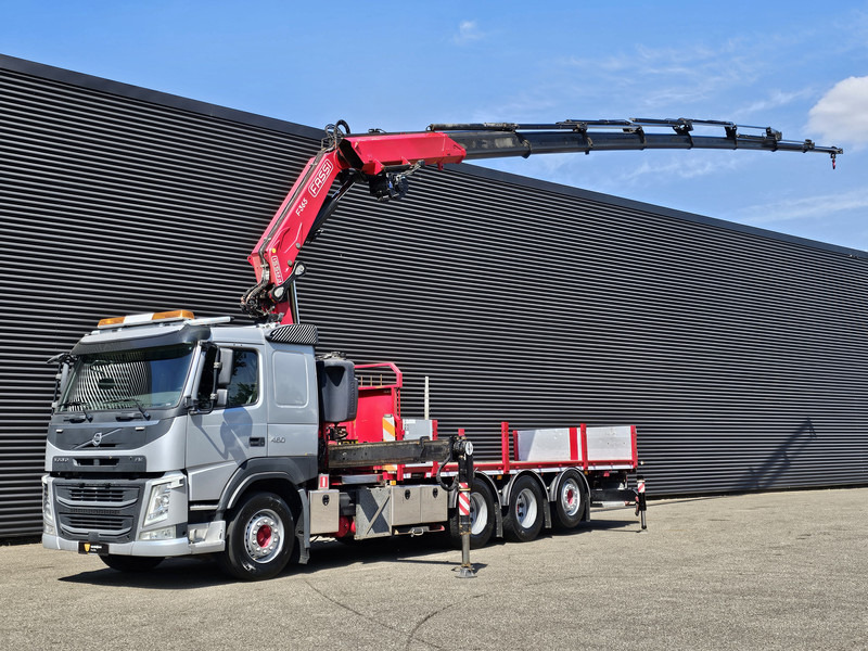 Volvo FM 460 8x4-4 / FASSI 36.5 t/m -8 x EXTENSION + WINCH - Камион со платформа, Камион со кран: слика 1 Volvo FM 460 8x4-4 / FASSI 36.5 t/m -8 x EXTENSION + WINCH - Камион со платформа, Камион со кран: слика 1