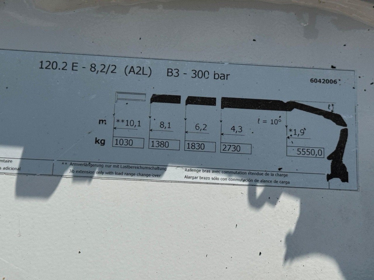 Камион со кран Mercedes-Benz 2541 6x2 ARK Meiller 20.65 | ATLA 120.2E mit 5&6: слика 14