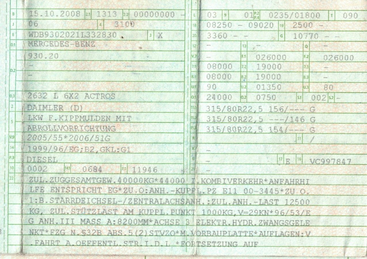 Mercedes-Benz 2632 6x2 ARK | Lift & Lenk | hydr. Containerver. - Камион со кука за подигање: слика 2 Mercedes-Benz 2632 6x2 ARK | Lift & Lenk | hydr. Containerver. - Камион со кука за подигање: слика 2