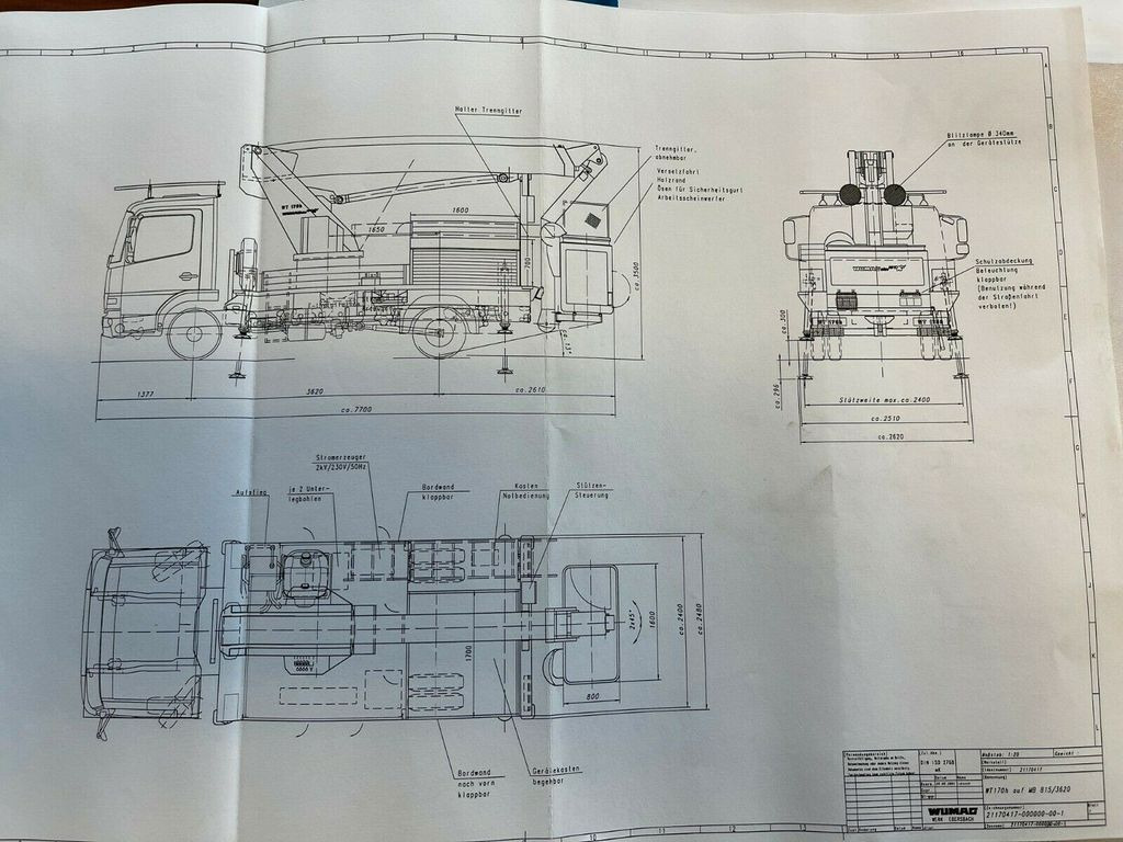 Mercedes-Benz 815 4x2 Hubarbeitsbühne Wumag 170 high 17 m Mercedes-Benz 815 4x2 Hubarbeitsbühne Wumag 170 high 17 m - Камион со подигачка кошница, Комбе: слика 5 Mercedes-Benz 815 4x2 Hubarbeitsbühne Wumag 170 high 17 m Mercedes-Benz 815 4x2 Hubarbeitsbühne Wumag 170 high 17 m - Камион со подигачка кошница, Комбе: слика 5