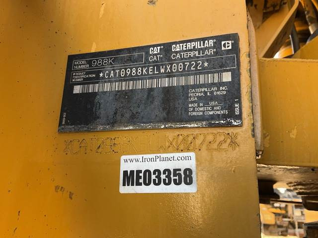 CAT 988K - Натоварувач на тркала: слика 5 CAT 988K - Натоварувач на тркала: слика 5