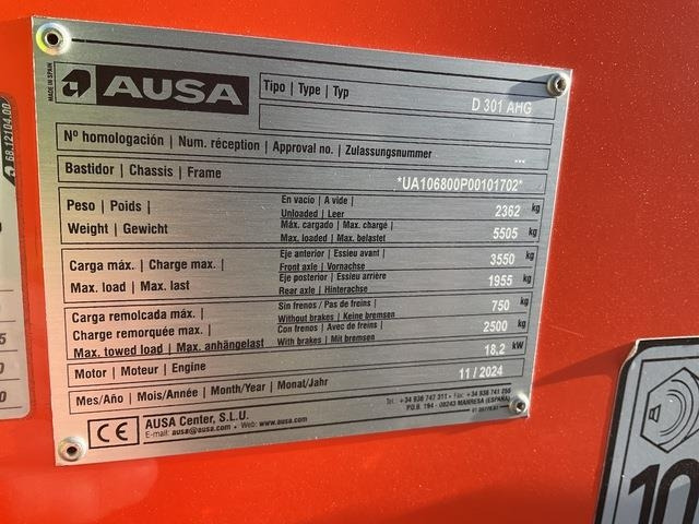 Ausa D301AHG - Мини истоварувач: слика 5 Ausa D301AHG - Мини истоварувач: слика 5