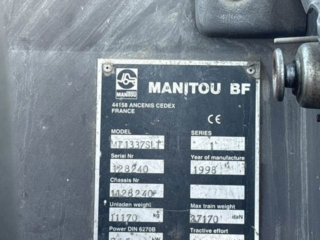 Телескопски ракувач Manitou MT1337SLT: слика 6