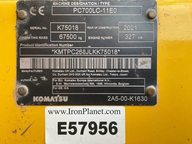 Komatsu PC700LC-11EO - Багер гасеничар: слика 5 Komatsu PC700LC-11EO - Багер гасеничар: слика 5
