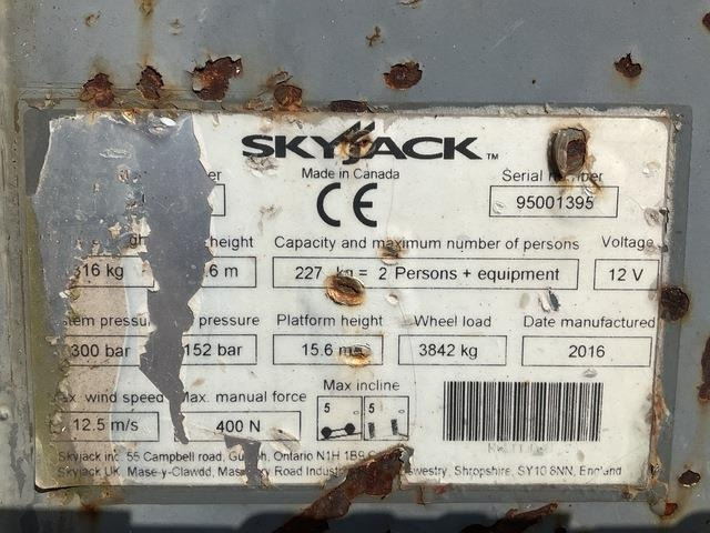 SkyJack SJ51AJ - Дигачка зглобна платформа: слика 5 SkyJack SJ51AJ - Дигачка зглобна платформа: слика 5