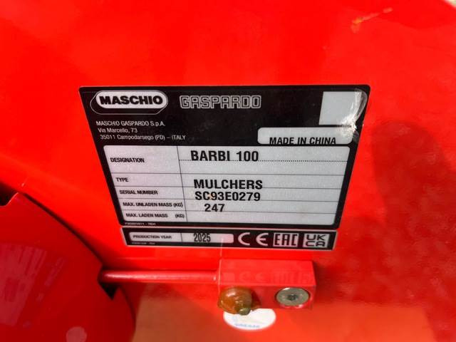 Maschio Gaspardo Barbi 100 HA20 - Мулчер: слика 5 Maschio Gaspardo Barbi 100 HA20 - Мулчер: слика 5