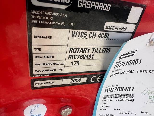 Maschio Gaspardo W105 CH 4CBL - Тракторска фреза: слика 5 Maschio Gaspardo W105 CH 4CBL - Тракторска фреза: слика 5
