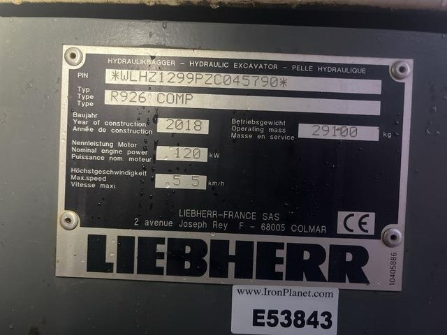 Liebherr R926 Compact - Багер гасеничар: слика 5 Liebherr R926 Compact - Багер гасеничар: слика 5