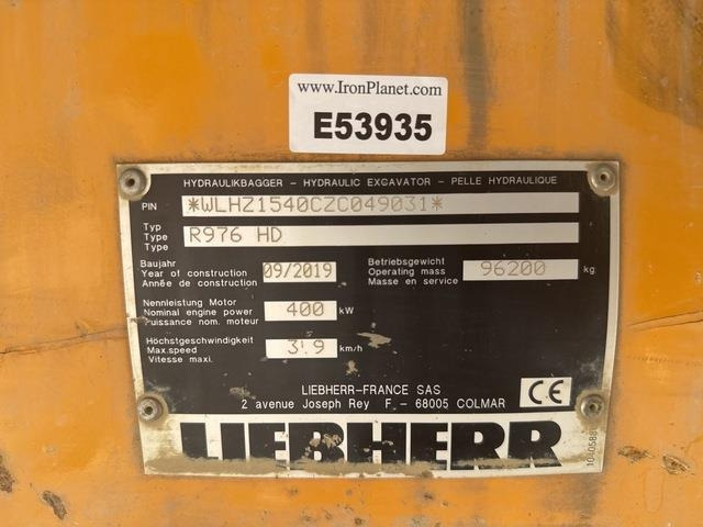 Liebherr R976 HD - Багер гасеничар: слика 5 Liebherr R976 HD - Багер гасеничар: слика 5