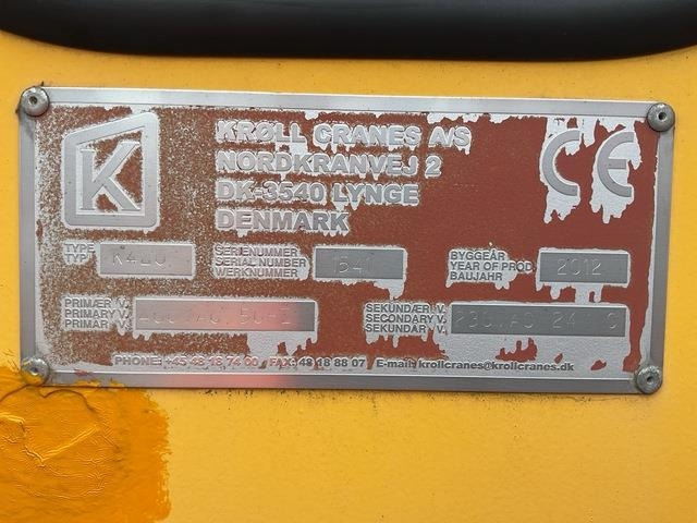 Kroll K420 - Кулски кран: слика 5 Kroll K420 - Кулски кран: слика 5