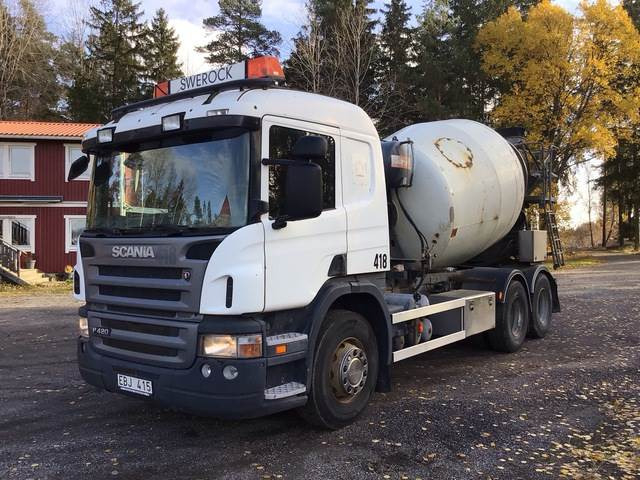 Scania P420LB - Камион миксер за бетон: слика 1 Scania P420LB - Камион миксер за бетон: слика 1