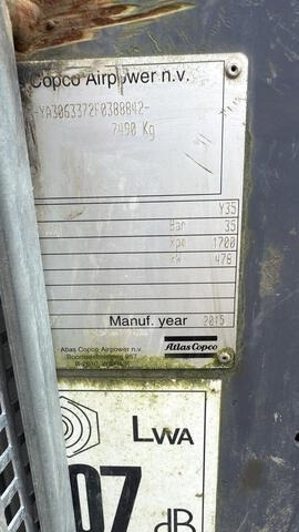 Atlas Copco Y35 - Компресор за воздух: слика 5 Atlas Copco Y35 - Компресор за воздух: слика 5