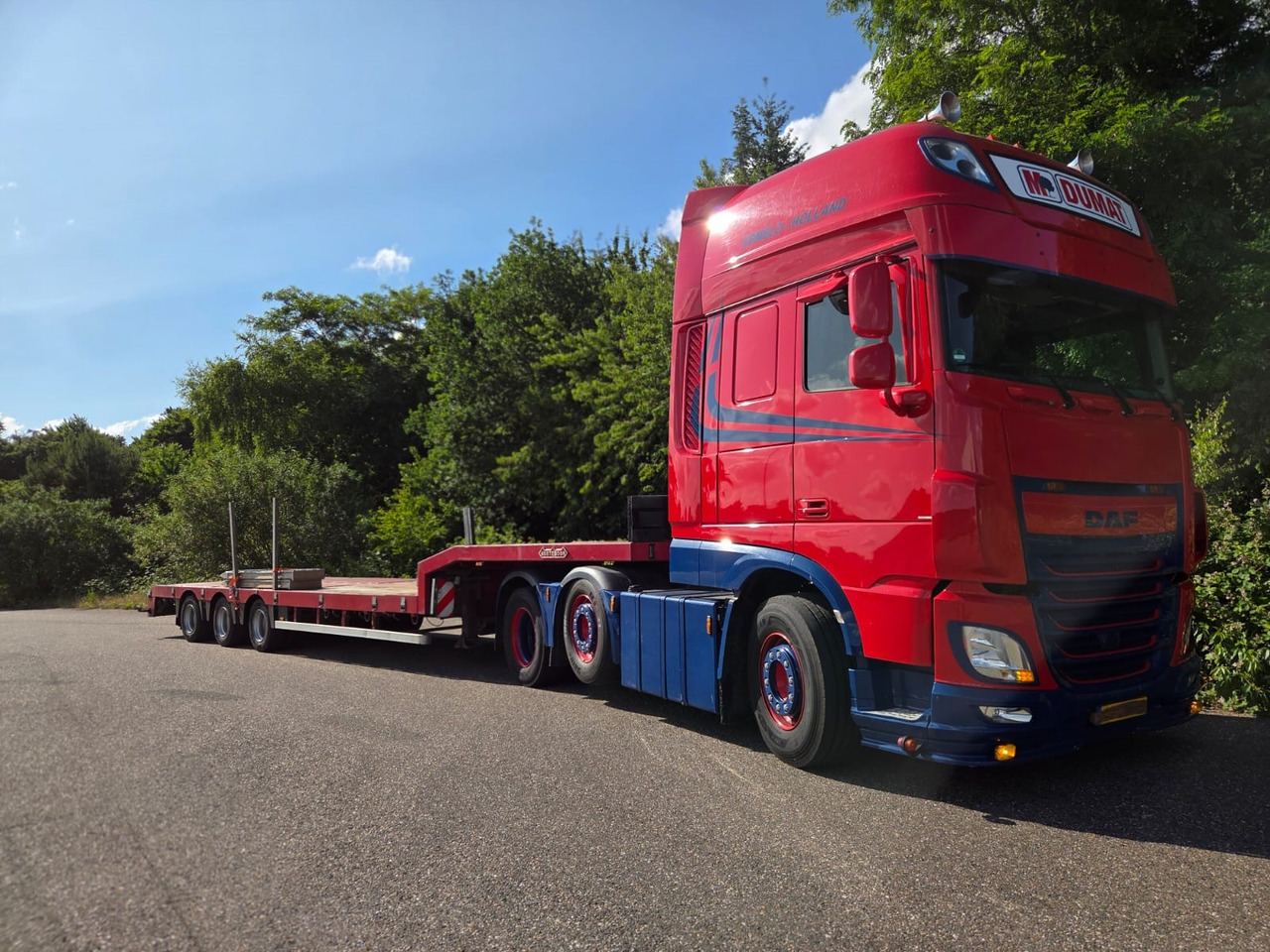 DAF XF 460 FTG 6x2 Super Spacecab + Nooteboom semi-dieplader - Камион со кабинска шасија: слика 4 DAF XF 460 FTG 6x2 Super Spacecab + Nooteboom semi-dieplader - Камион со кабинска шасија: слика 4