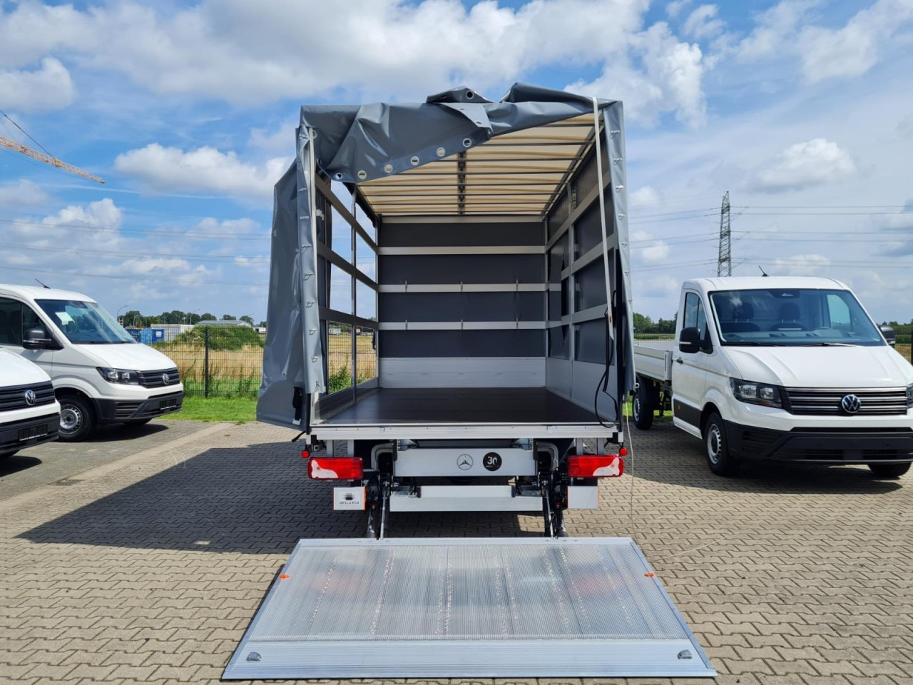 Комбе со церада Mercedes-Benz Sprinter 315 / 317 Pritsche Schiebe Plane LBW KLIMA: слика 7