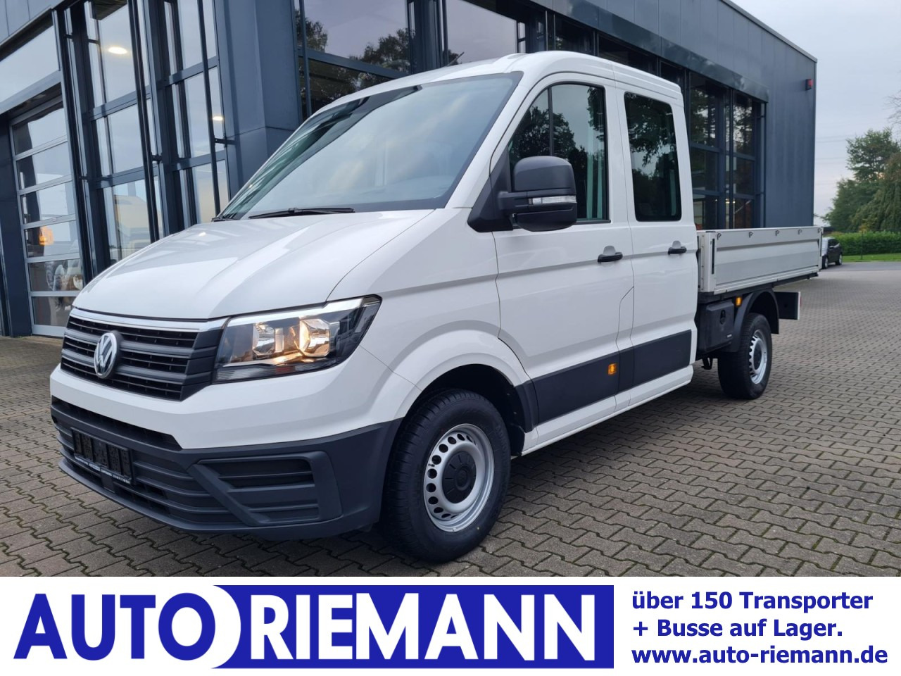 Volkswagen Crafter 35 Doka MR Pritsche AHK Klima 7 Sitzer - Комбе со отворен сандак, Комби со двојна кабина: слика 1 Volkswagen Crafter 35 Doka MR Pritsche AHK Klima 7 Sitzer - Комбе со отворен сандак, Комби со двојна кабина: слика 1